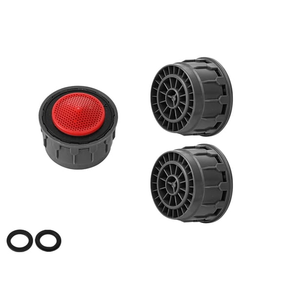 JQK Aireador para Grifo, Restrictor de Flujo 2.2 GPM, Repuesto para Aireadores de Grifo de Baño, Paquete de 3, FA2-P3