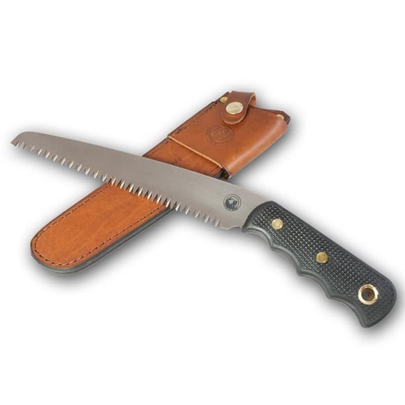 Cuchillos de sierra para madera Alaska 00111FG Full-tang SK5 de acero inoxidable