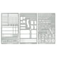 thumbnail image 1 of Juego de 3 plantillas de metal Aleks Melnyk 10 × 18 cm, 1 of 9