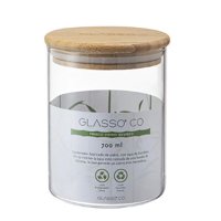Recipiente Hermético Vidrio Bamboo 700Ml Eco Glasso