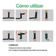 thumbnail image 2 of Tobillera deportiva de compresión ajuste para esguince negra con líneas verdes, 2 of 3