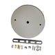 thumbnail image 1 of Kit De Dosel Para Proyecto De Bricolaje, Plancha Para Lámpara Colgante, Placa De Cubierta De Techo De Repuesto, Diámetro Blanco De 15 Cm, 1 of 5