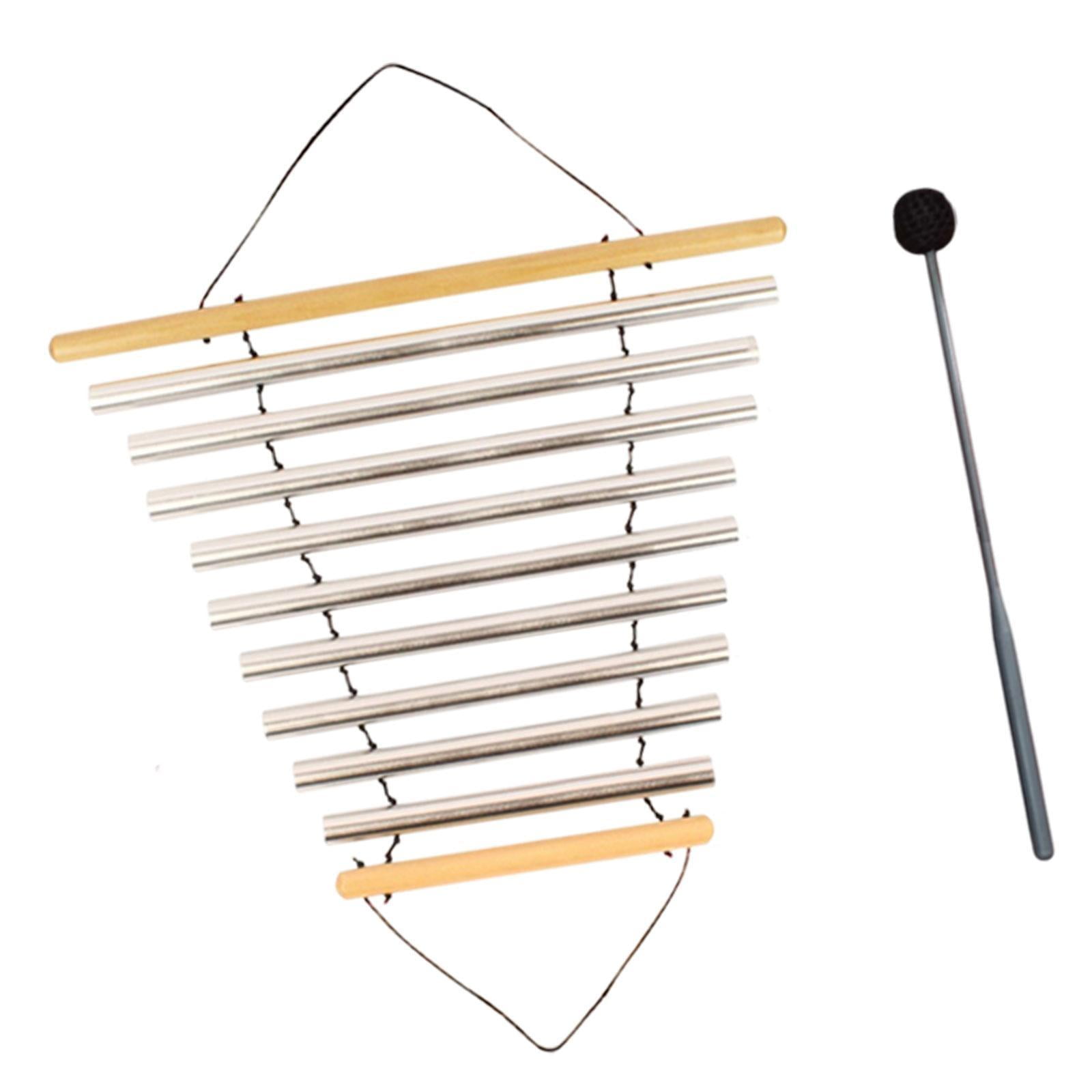 Bothyi - Instrumento De Baño Con Timbre De Flujo De Meditación Con Mazo Para Meditación En El Hogar Y La Oficina 9 Tonos