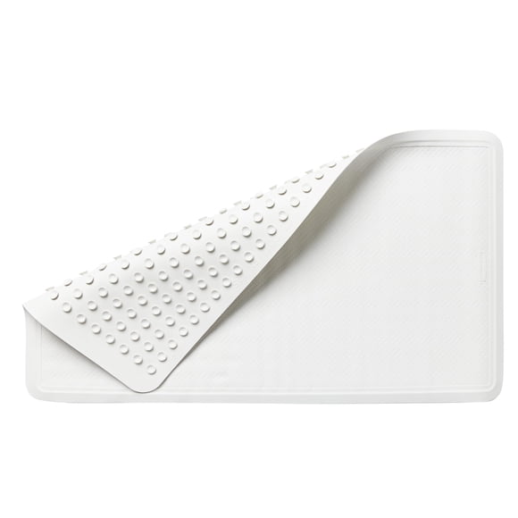Alfombrilla Rubbermaid para bañera y ducha, 91 x 46 cm, color blanco