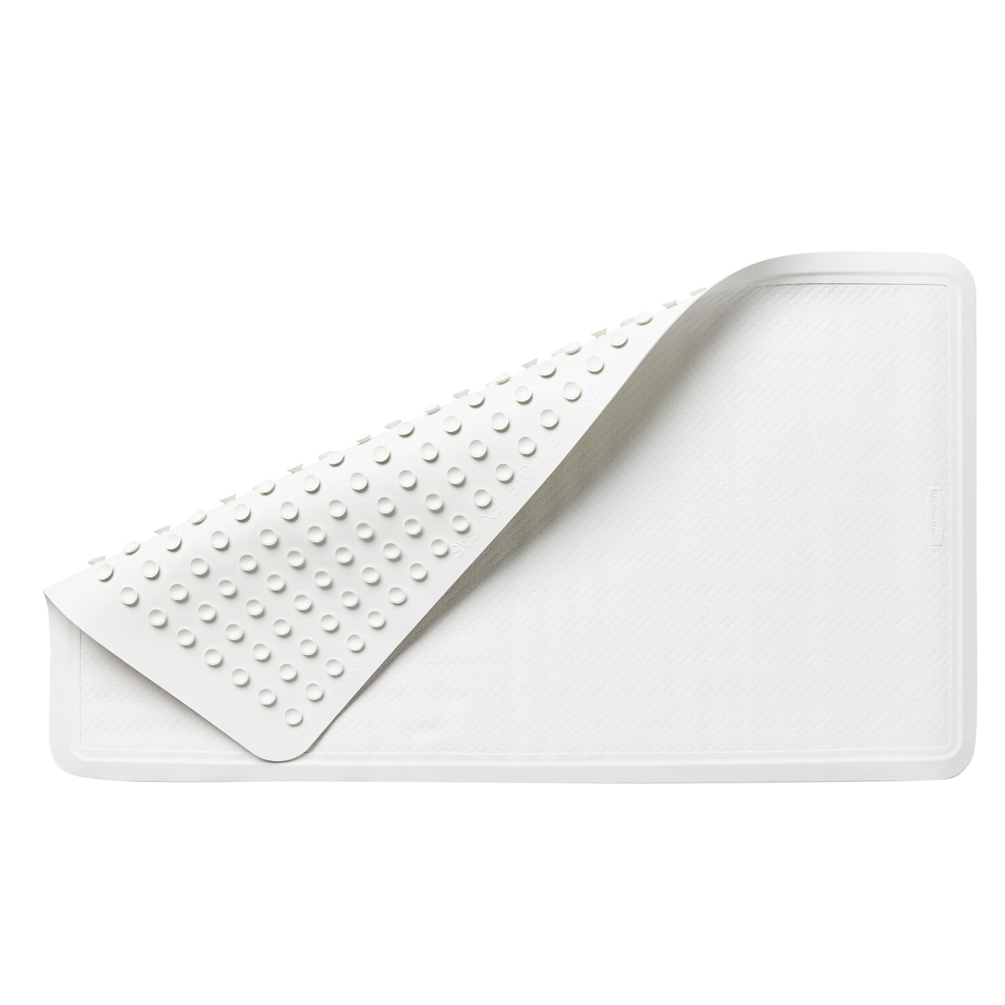 Rubbermaid Commercial Products - Alfombrilla Rubbermaid Para Bañera Y Ducha, 91 X 46 Cm, Color Blanco