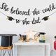 thumbnail image 4 of Decoraciones de banner She Believed She Could So She Did 2024, 4 of 7