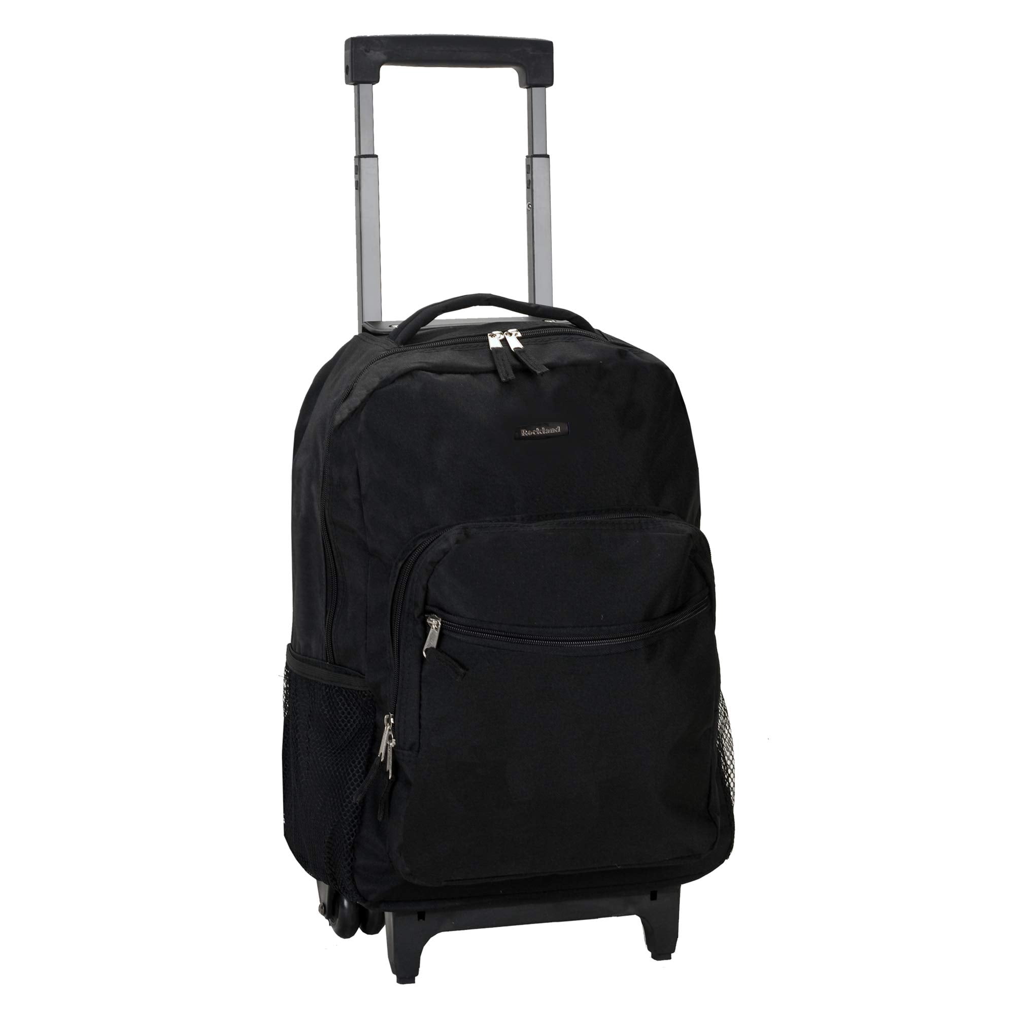 Mochila Rodante Rockland De Doble Asa Negra De 43 Cm