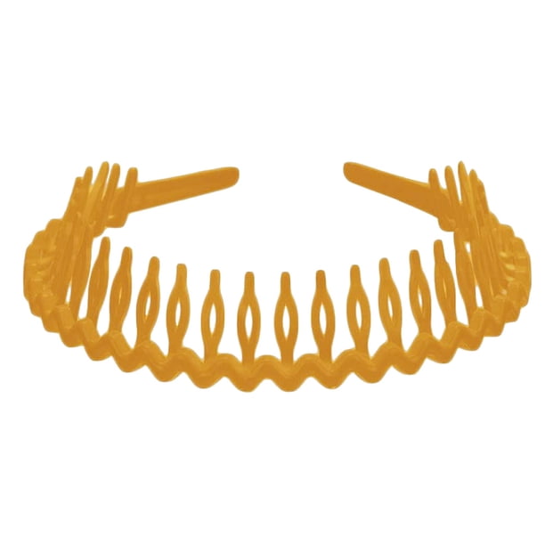 Diademas Para El Cabello Para Mujeres/niñas, Diadema Antideslizante, Cómoda Diadema Con Dientes De Resina Y Peine.