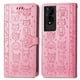 thumbnail image 4 of Funda Cartera FOXDOCK para TCL 50 5G , Flip PU con Relieve de Gatos y Perros, Tarjetero y Soporte, 4 of 6