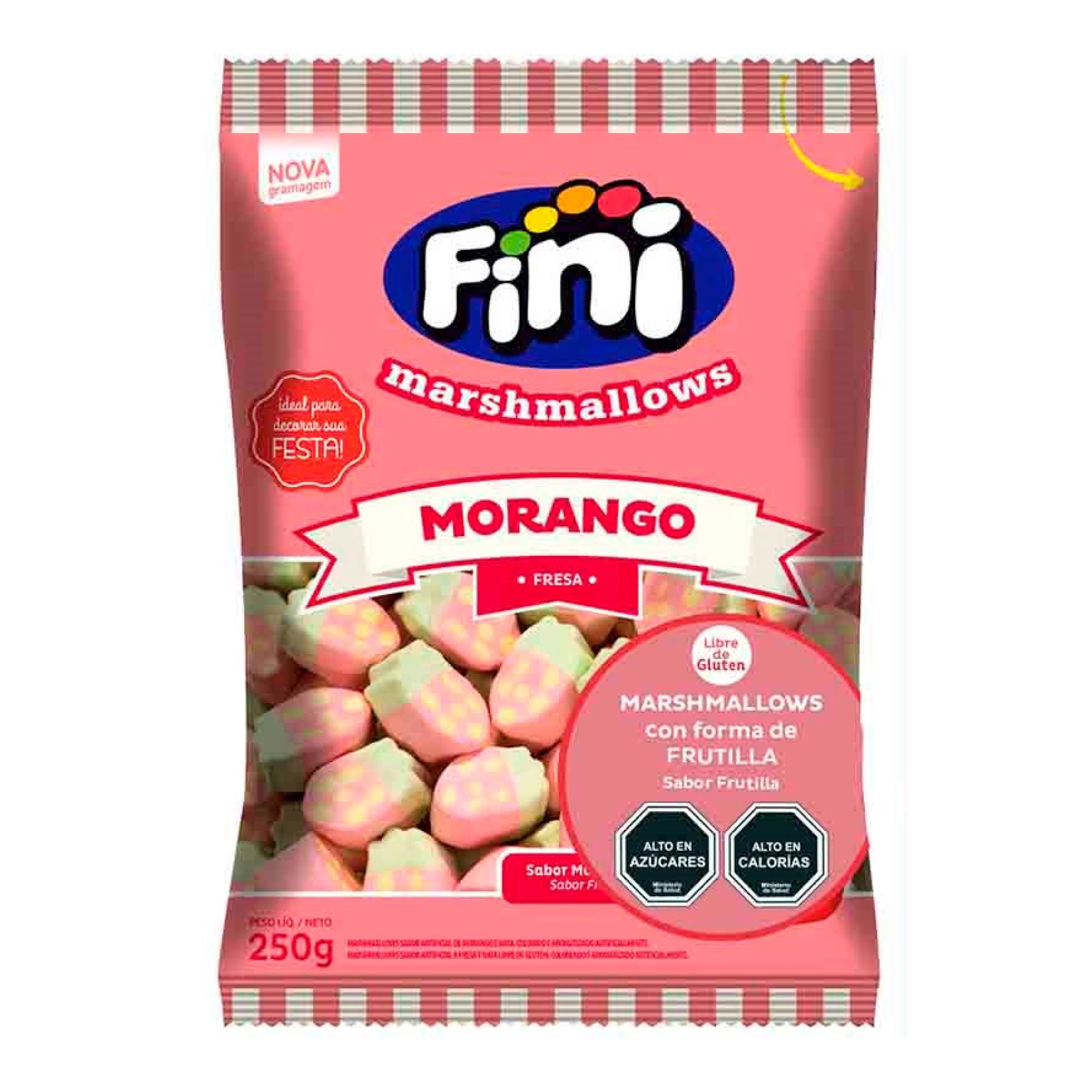 Marshmallows Frutillas 250 G 250 g Fini