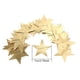 thumbnail image 2 of Banner decorativo con forma de guirnalda con forma de estrella, patelai, 40 m, papel con purpurina, dorado, 2 of 6