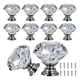 thumbnail image 1 of Tirador Cristal Forma Diamante Cajón Armario 10pcs - Norplat, 1 of 3