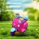 thumbnail image 2 of Moto Vespa Eléctrica Infantil Dinoride Con Maletin Rosada, 2 of 4