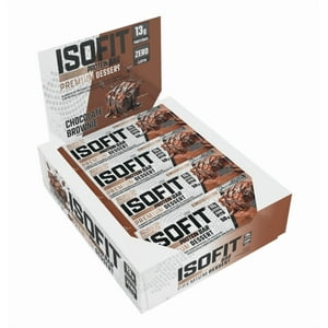 Nutrex Isofit Zero Bar Barras De Proteinas 12U Chocolate