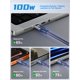 thumbnail image 3 of Cable USB-C Aioneus Pack 2 de 3 m 100 W Carga Rápida, 3 of 8