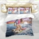 thumbnail image 5 of Muñeca American Girl Conjunto de sábanas temático, trío de piezas, cómodo y amigable con la piel, diseño único, regalo de decoración para el hogar para familiares, amigos y fans,135cm *200cm, 5 of 6