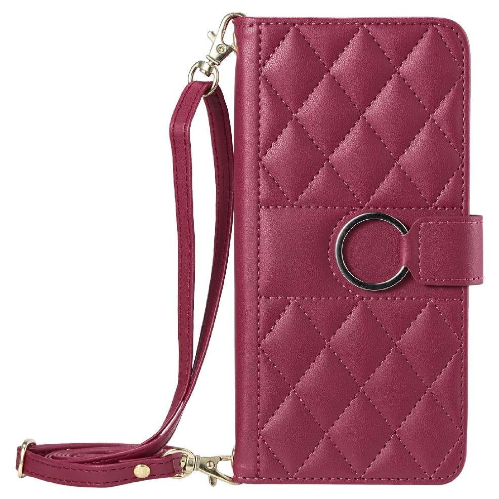 Funda Tipo Billetera Foxdock Para Iphone 7 Plus – Tapa Abatible Con Correa Para Mujer