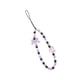 thumbnail image 2 of Cordón Para Teléfono Con Cuentas, Adorno Para Bolso, Llavero, Pulsera Bonita, Llavero Con Lazo Morado, 2 of 5