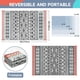 thumbnail image 2 of Alfombra Kalafun 183 cm × 274 cm Impermeable Reversible para Patio, 2 of 7