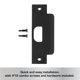 thumbnail image 2 of Puerta ASA Strike Plate BRINKS, color negro mate, comercial, 2 of 5