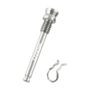Genérico - Tornillo De Perno De Freno De Disco De Bicicleta, Tornillo Con Ajuste De Anillo De Seguridad, Tornillo De Freno De Bicicleta Plateado