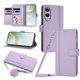 thumbnail image 1 of Samsung Galaxy S25 Edge Funda Billetera con Cierre Magnético, Morado Claro, 1 of 6