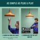 thumbnail image 4 of Smart Bulb WiZ, 40 W, B12, luz LED E12, paquete de 6, 4 of 8