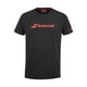 thumbnail image 1 of Polera Babolat Exercise Tee Negra Tenis Padel, 1 of 3