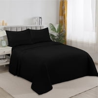 Genérico - Juego De Sabanas 100% Algodón De 1 Plazas + 1 Funda Para Almohada 50X70Cm