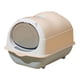 thumbnail image 2 of Caja De Arena Para Gatos Con Capucha, Cerrada Y Cubierta, Desmontable Con Solapa En La Puerta Delantera, Rosa Claro, 2 of 5