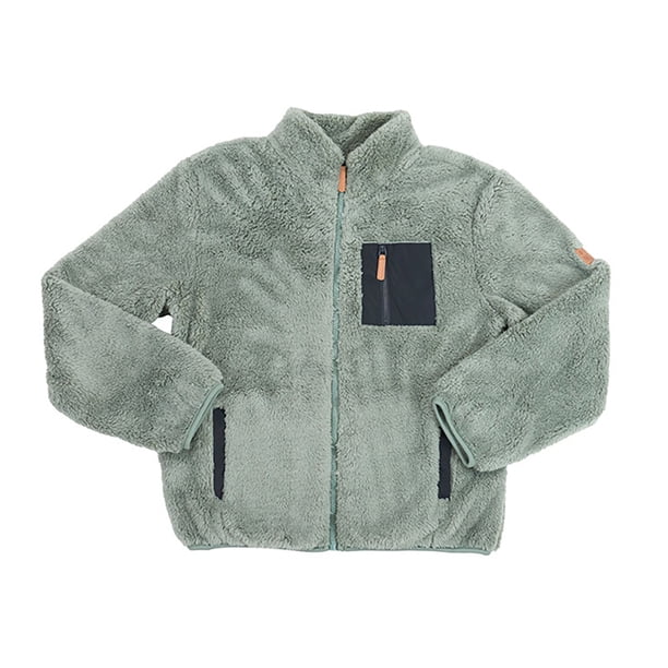 Poleron Niño Teen Coral Verde Corona