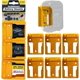 thumbnail image 1 of Soporte de batería StealthMounts compatible con DeWalt 20/60 V, paquete de 6, amarillo, 1 of 7
