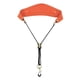 thumbnail image 1 of Hebilla De Metal Correa De Saxofón De Cuero Correa De Cuello Ajustable Cinturón Naranja Suave, 1 of 5