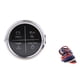 thumbnail image 5 of 52mm 2 "4 led indicador de alarma volt oil temp chk eng indicador negro cromo, 5 of 5