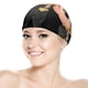 thumbnail image 5 of Jefe en pañales: Niña blanca Gorro de Natación de Licra, Gorro de Baño de Tela Cómoda, Gorro Elástico Antideslizante para Hombres, Mujeres y Niños, 5 of 6