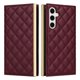 thumbnail image 2 of Funda Tipo Cartera Acolchada con Correa para Samsung Galaxy S25Rojo, 2 of 6