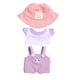 thumbnail image 3 of Ropa De Muñeca Para Muñecos De Peluche De 15cm, Ropa De Animales De Peluche DIY, Dibujos Animados De Moda, Violeta, 3 of 3