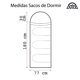 thumbnail image 2 of Saco Dormir Rectangular Tempo Plus, 2 of 3