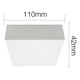 thumbnail image 5 of Foco Plafon Panel Led Cuadrado Sobrepuest Itd Deco 12w 6000k blanco, 5 of 8