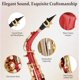 thumbnail image 2 of Saxofón Alto Mendini by Cecilio – Kit Dorado Rojo, 2 of 9