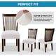 thumbnail image 4 of 2 fundas elásticas de licra para asiento de silla de comedor, fundas de cojín para sillas de cocina, extraíbles y lavables., 4 of 8