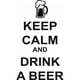 thumbnail image 1 of Decomural Keep Calm Drink Beer WS-19686, 1 of 2
