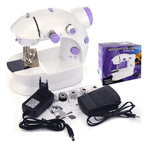 Genérico - Mini Máquina De Coser Eléctrica Portátil Para Ropa Con Pedal