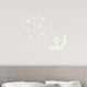 thumbnail image 2 of 25pcs/set Glow In The Dark Wall Stickers, Luminous Star Moon Girl Sticker Party Supplies, Wall Sticker For Home Living Room Bedroom Decor, 2 of 2