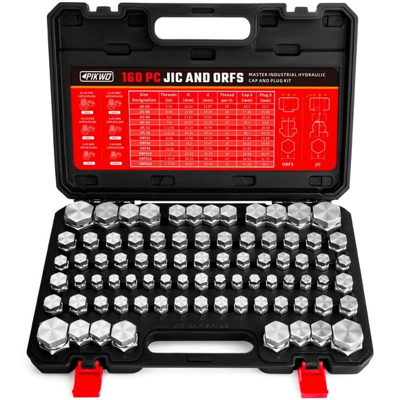 Kit de montaje hidráulico Pikwo 160 PC JIC y ORFS Master