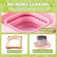 thumbnail image 5 of Cortador sellador LEPCY Uncrustables para sandwichera, color rosa y amarillo, 5 of 6