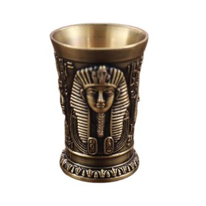 Bothyi - Vaso De Chupito Vintage Egipcio Para Bebidas Accesorios Para Bebidas Cóctel Bronce Cleopatra
