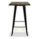 thumbnail image 1 of Mesa Bar Alta Tolix 60X60X 105 Negro, Pub, Madera, Mueble, Restaurante, 1 of 3