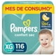 thumbnail image 1 of Pañales Pampers Comfort Sec XG, 116 Un, 1 of 7