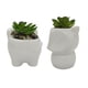 thumbnail image 2 of Planta Artificial con macetero de elefante o zorro Surtido, 2 of 4